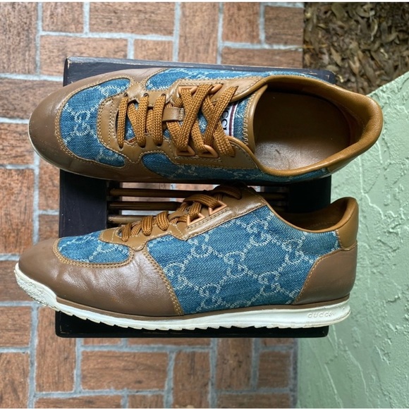 Gucci Rare Tennis Sneakers Shoes - Picture 2 of 13